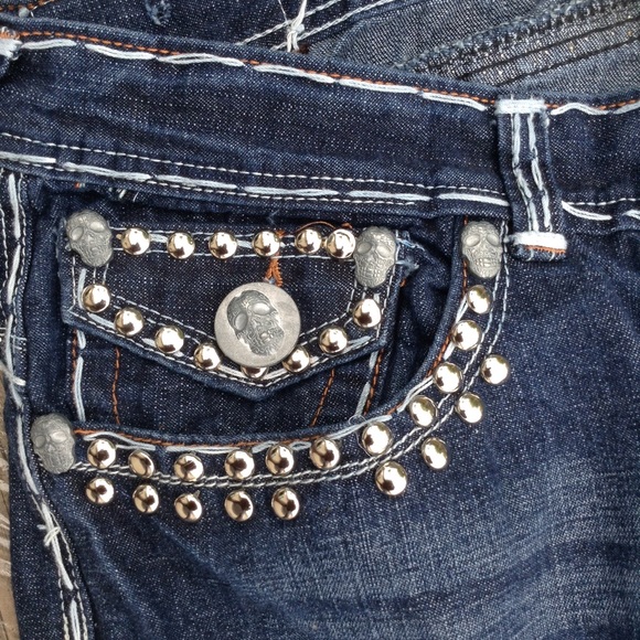 EUC Studded & Stitched Laguna Beach Jean Co Jeans - Picture 4 of 8